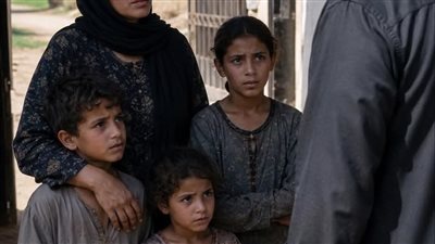 رجل عاقر يفتح بابه لامرأة و3 اولاد 