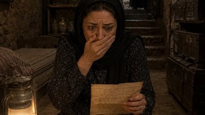 أرملة تدخل كوخًا تحت الأرض 