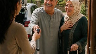 جوزي لعب في فرامل العربية من ورايا 