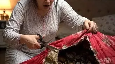 ​حماتي، ، متعودة كل سنة تبعتلنا لحاف فايبر من اللي بتعمله بإيدها.
