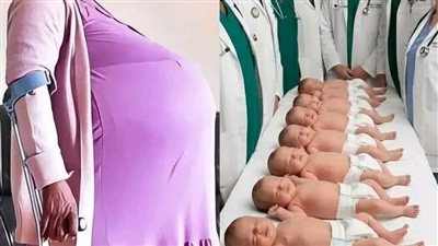 القصة التي غيرت حياة عائلة كاملة 9 مواليد ومعجزة 