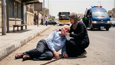 ساعدت راجل كبير 